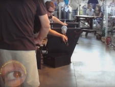 Construcción figura de cristal